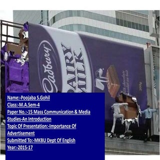 Importance of Advertisement