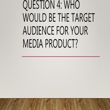 Evaluation question for as media