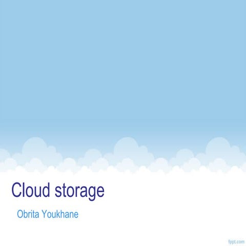 cloud storage