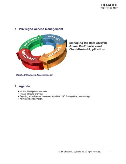Privileged Access Management