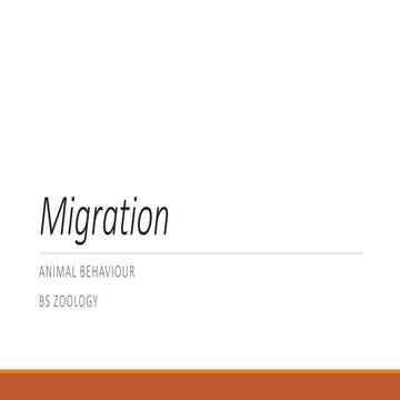 migration