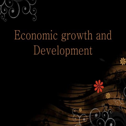 Difference Between Economic Growth and Development