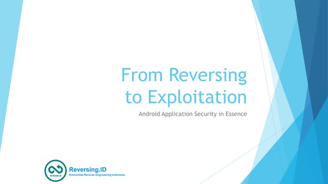 From Reversing to Exploitation