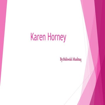 Karen Horney