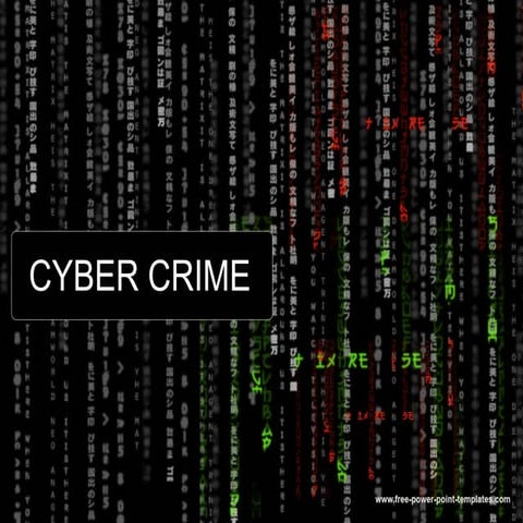 Cyber Crime and Prevention Tips