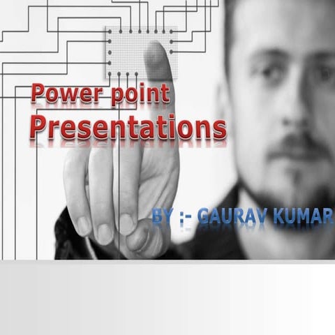 PPT on "power-point-presentation"