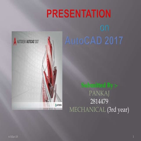 Presentation.pptx auto cad | PPT