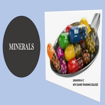 Minerals