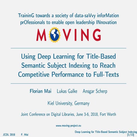 Using Deep Learning for Title-Based Semantic Subject Indexing to Reach Compet...