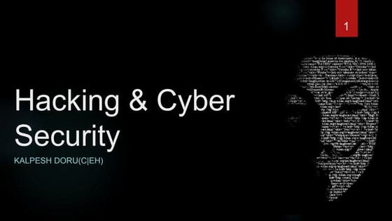 cyber security & hacking | PPT
