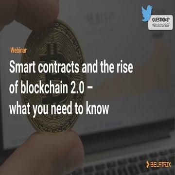 Smart contracts on the blockchain - what you need to know