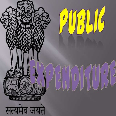 public expenditure of india