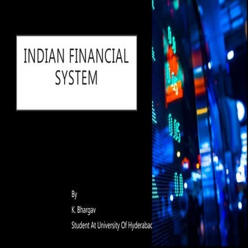 Indian Financial system