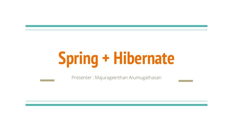 Spring MVC 5 Hibernate 5 Integration