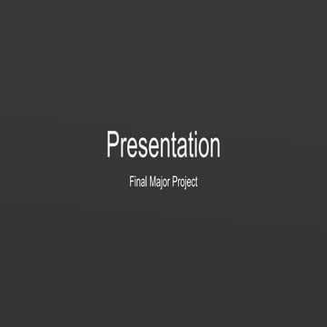Presentation