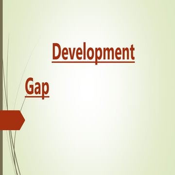 development gap
