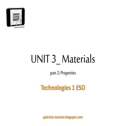 Properties of materials