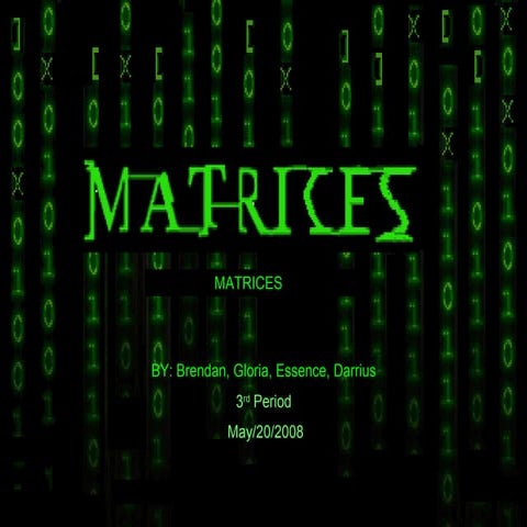 Discrete_Matrices