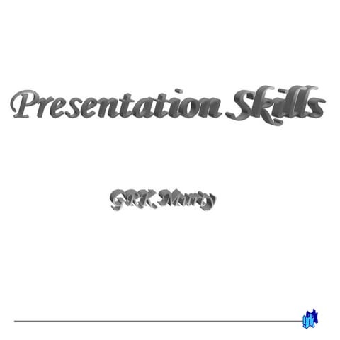 Presentation Skills