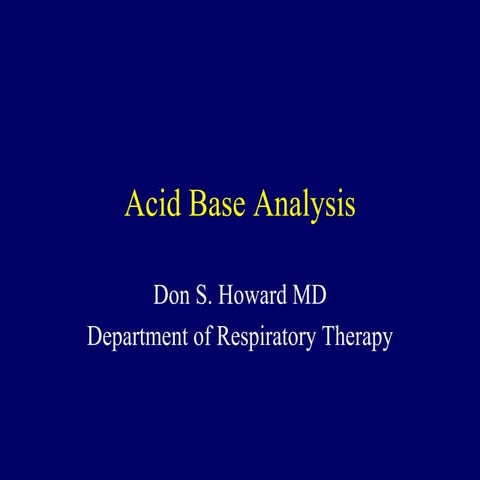 Presentation 2006 Rcsw Acid Base Analysis