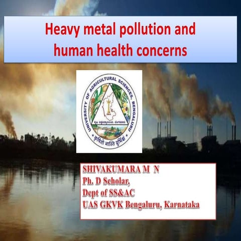 Heavy metal pollution and Human health concern
