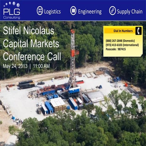 PLG Provides Industry Update to Stifel Nicolaus Investors