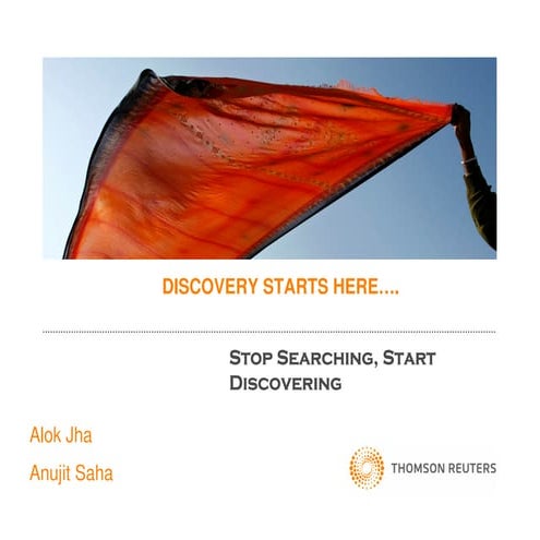 Presentation of thomson reuters and web of science in publishing