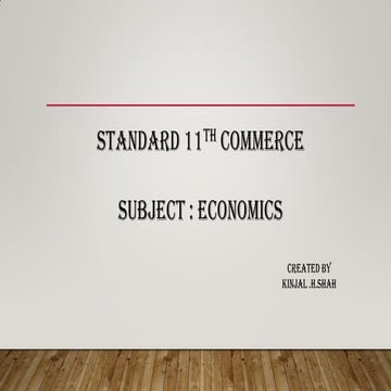 Introduction  to economics