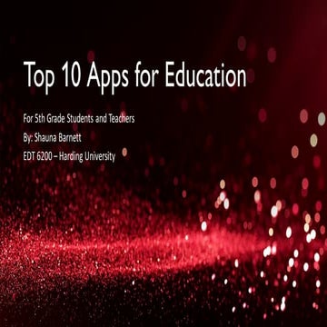 Educational Apps for 5th Grade Teachers