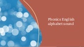 Phonics English Pronunciation.