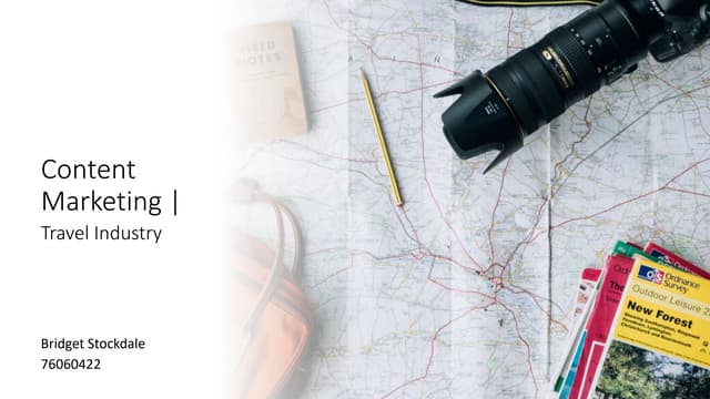 Content Marketing - Travel Industry