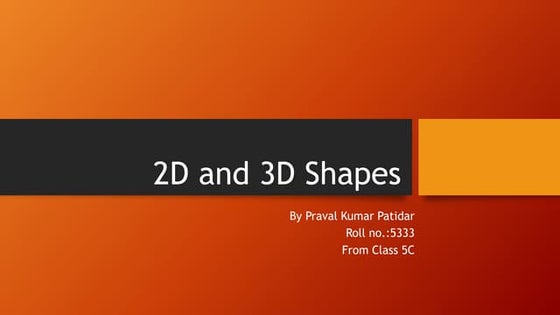 Shape powerpoint slides for K.G kids | PPT | Daycare and Pre-School ...