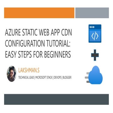 Azure Static Web App CDN Configuration Tutorial: Easy Steps for Beginners