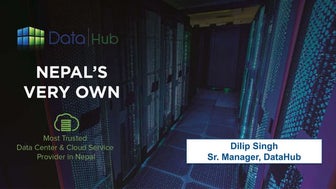 How We Grew Up with CloudStack and its Journey – Dilip Singh, DataHub