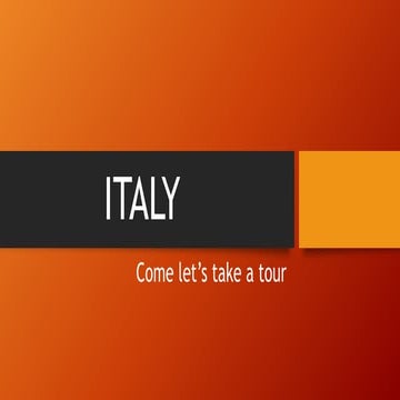 Presentation for the country presentation | PPTX