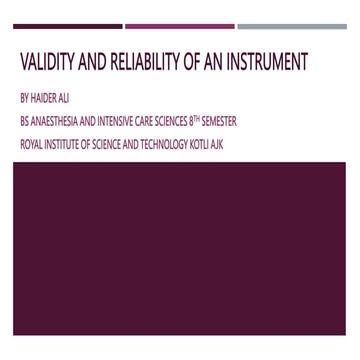 Presentation validity and reliability of instruments.pptx