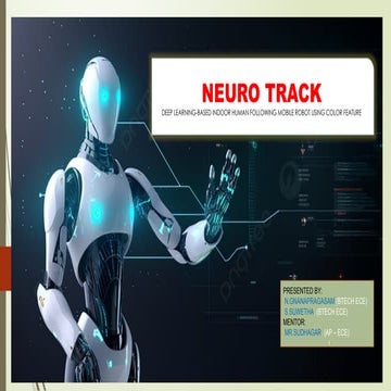 Human following robot- deep learning based | PPT