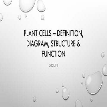 Plant Cell constituents | PPTX
