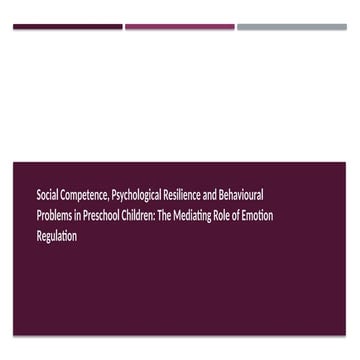 Emotional Regulation in Children with Autism and Learning Disabilities ...