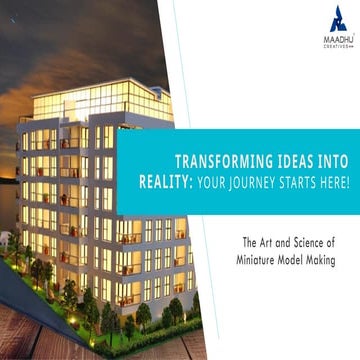 Model Making and its importance for Architects