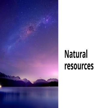 Resource: Concept and Classification | PPTX