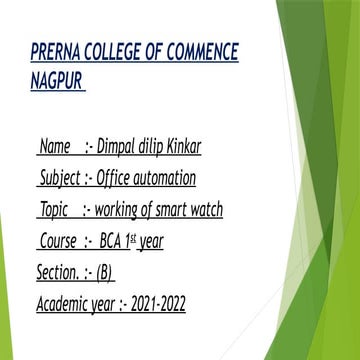 swartwatches : wearable technology for the modern age