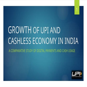 Presentation of cashless economy of india | PPTX