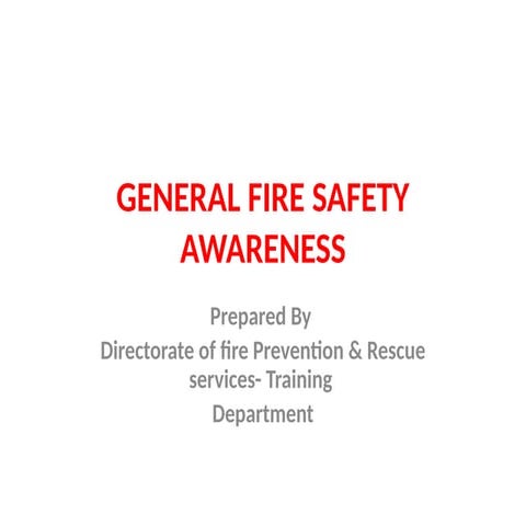 The Bureau of Fire Protection (BFP) Fire Safety Seminar | PPTX