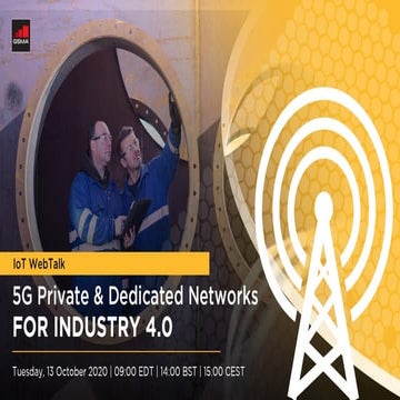 Presentation - 5G Private & Dedicated Networks.pdf