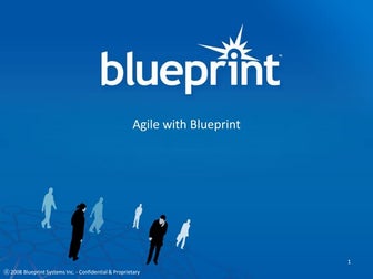 Presentation   agile with Blueprint Requirements Center