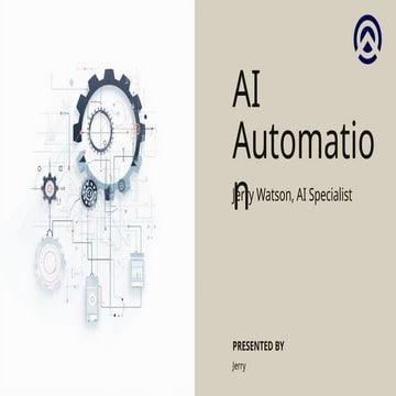 Transform Your Business Operations with Intelligent AI Automation | PPTX