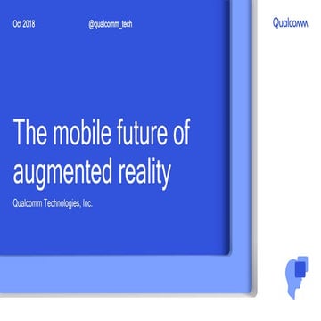 The Mobile Future of Augmented Reality