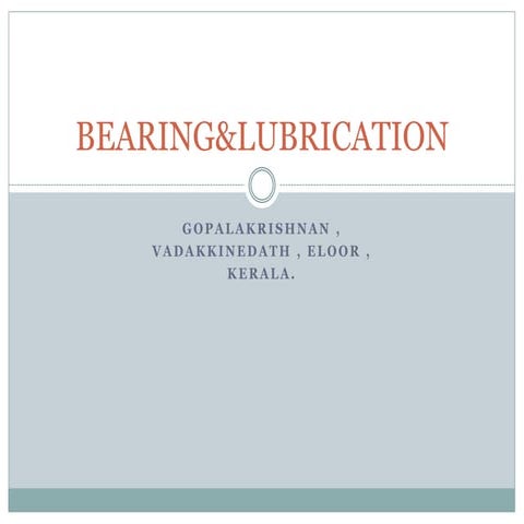 -Presentation-Bearing & Lube..pptx
