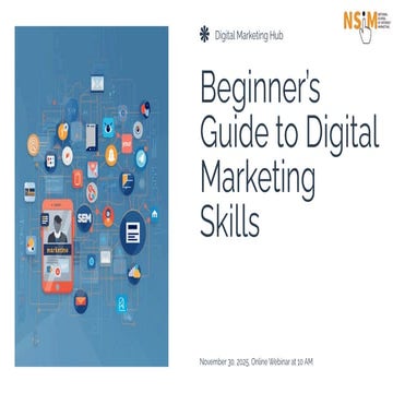 Beginner’s Guide to Digital Marketing Skills | PDF